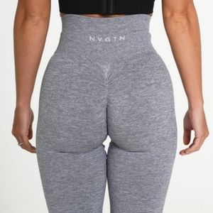 NVGTN Grey Scunch Seamless leggings